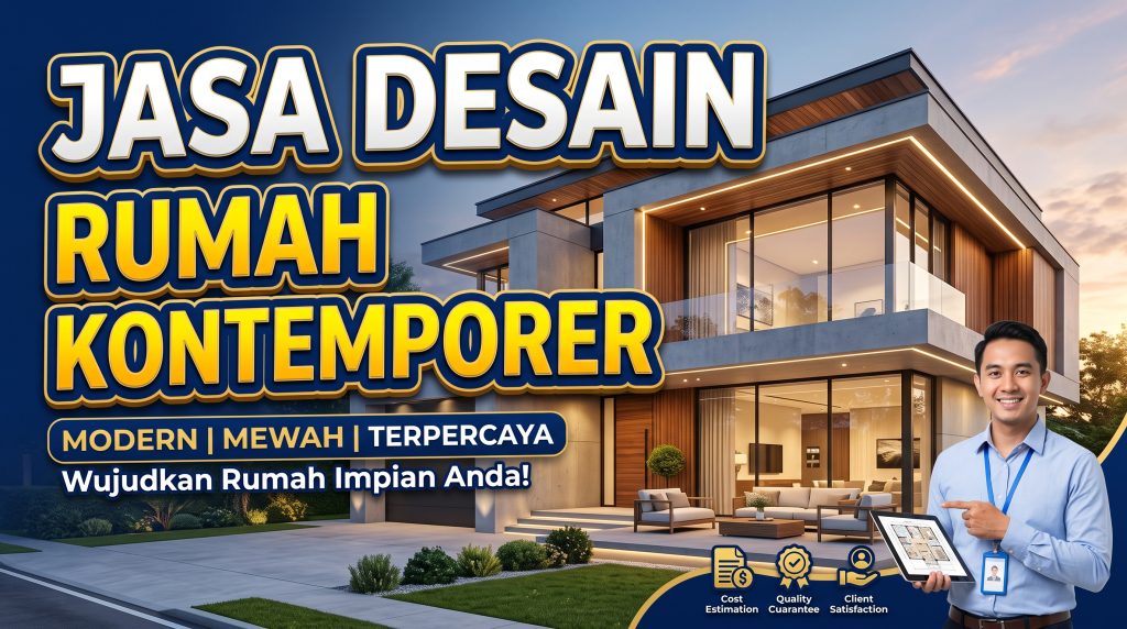 Arsitektur dan Jasa Desain Rumah Kontemporer