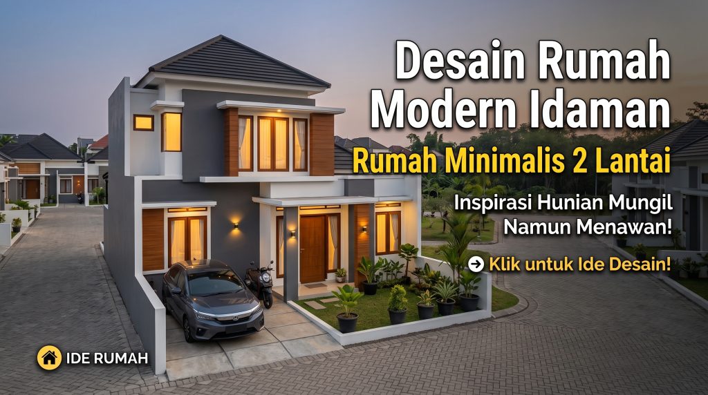 Desain Rumah Modern Idaman Rumah Minimalis 2 Lantai