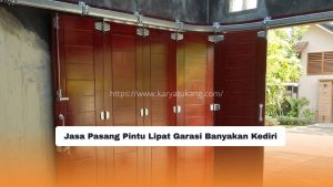 Jasa Pasang Pintu Lipat Garasi Banyakan Kediri