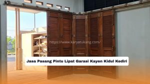 Jasa Pasang Pintu Lipat Garasi Kayen Kidul Kediri