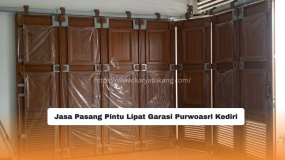 Jasa Pasang Pintu Lipat Garasi Purwoasri Kediri
