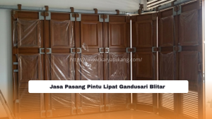 Jasa Pasang Pintu Lipat Gandusari Blitar