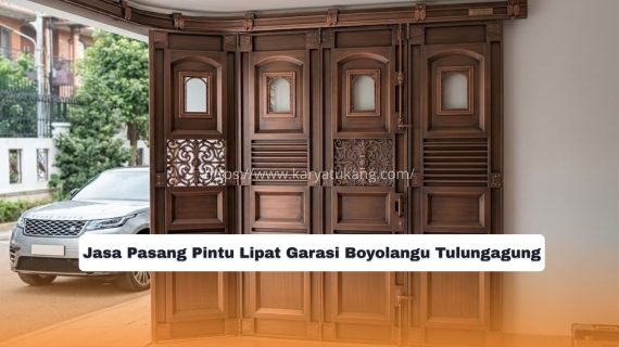 Jasa Pasang Pintu Lipat Garasi Boyolangu Tulungagung