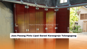 Jasa Pasang Pintu Lipat Garasi Karangrejo Tulungagung