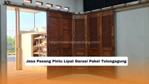 Jasa Pasang Pintu Lipat Garasi Pakel Tulungagung