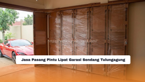 Jasa Pasang Pintu Lipat Garasi Sendang Tulungagung